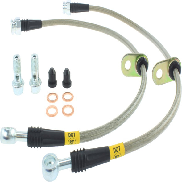 STOPTECH FRONT BRAKE LINES: ACCORD 98-07, CL 3.2L 01-03, TL 99-03, TSX 04-08